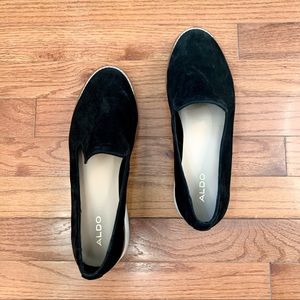 Aldo Stephona black suede shoes | size 9